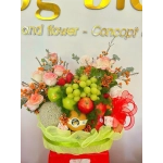 GIỎ TRÁI CÂY HOA TƯƠI