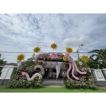 cổng rồng phụng tone hồng xinh