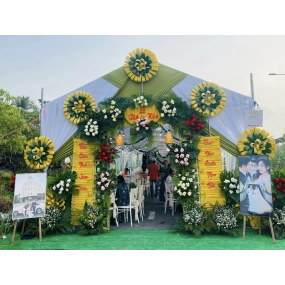 cổng lá dừa xưa 2