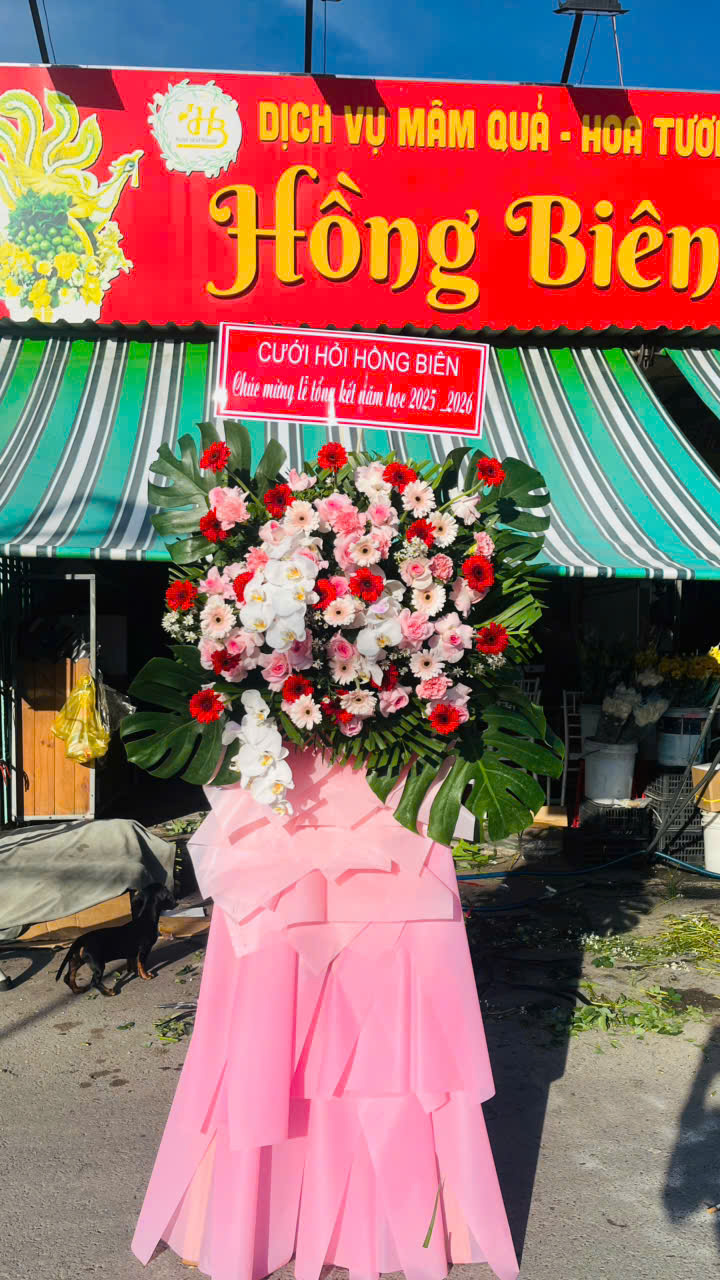 KỆ HOA CHÚC MỪNG TỔNG KẾT
