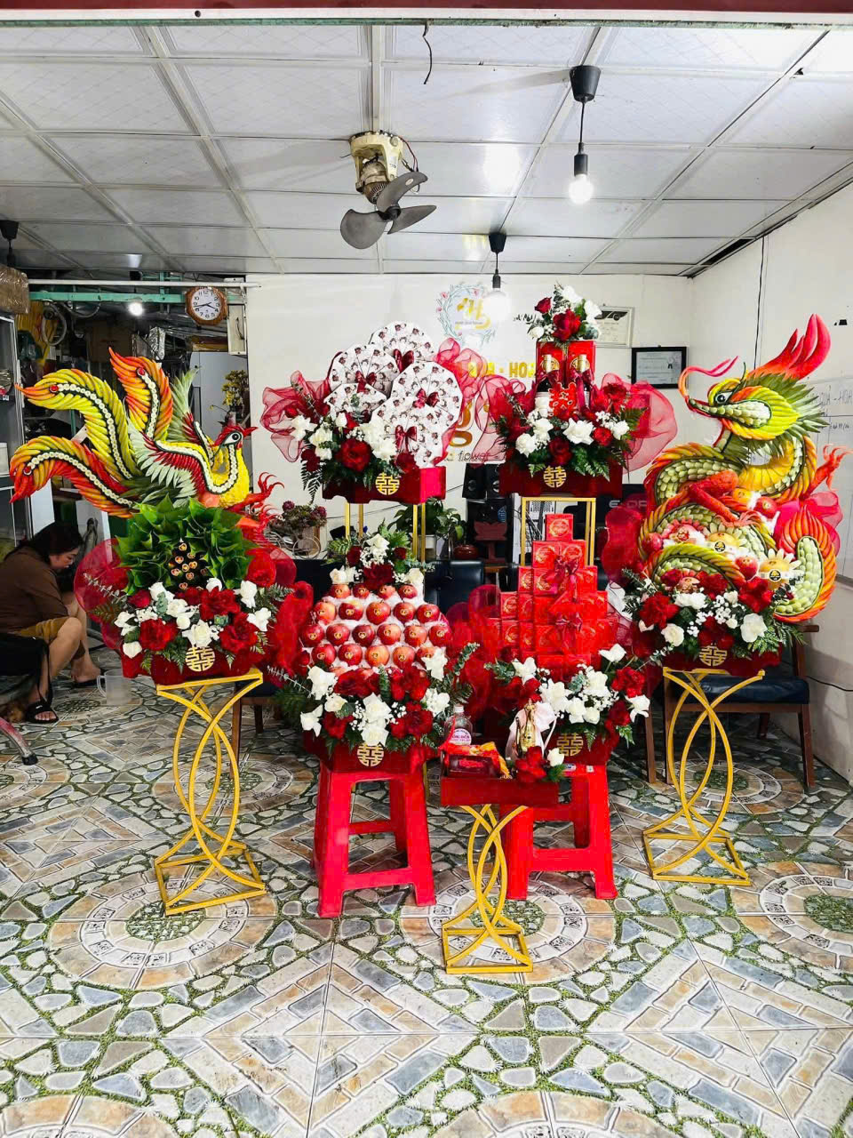 MÂM QUẢ CƯỚI MẪU 010