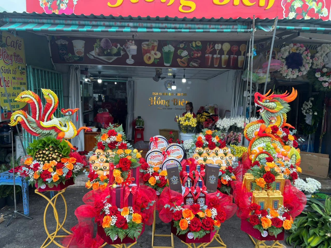 mâm quả rồng phụng cao cấp