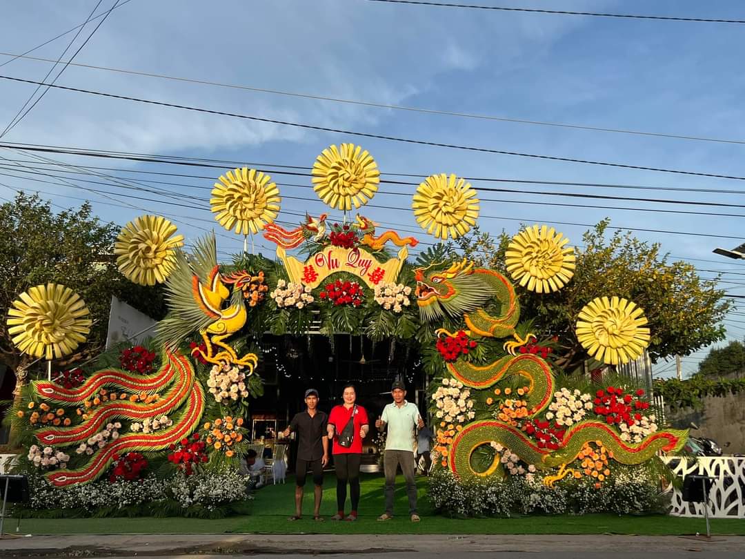 CỔNG CƯỚI RỒNG PHỤNG SIÊU TO KHỔNG LỒ