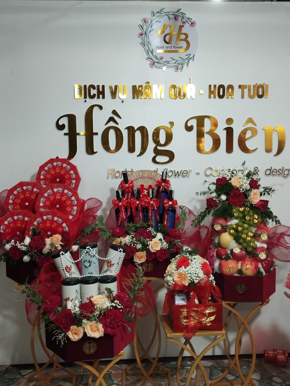 mâm quả hiện đại mỹ xương