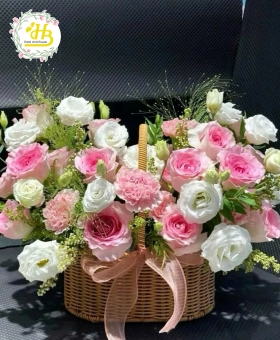 giỏ hoa xinh