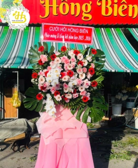 HOA CHÚC MỪNG  1 TẦNG