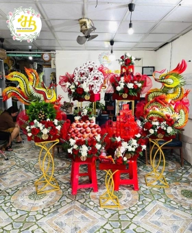 MÂM QUẢ CƯỚI MẪU 010