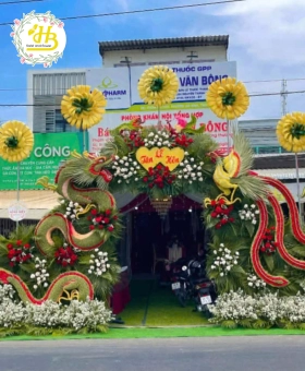 CỔNG CƯỚI RỒNG PHỤNG ĐẸP MẪU 017