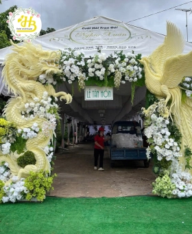 CỔNG CƯỚI RỒNG PHỤNG ĐẸP MẪU 002