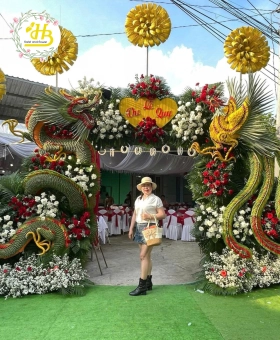 CỔNG CƯỚI RỒNG PHỤNG ĐẸP MẪU 003