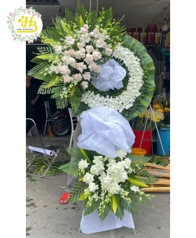 hoa viếng lan trắng