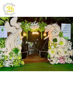 CỔNG CƯỚI RỒNG PHỤNG ĐẸP MẪU 001