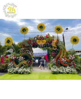 cổng cưới siêu hạt dẻ...