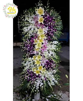 Kệ hoa viếng 4 tầng