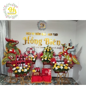 MÂM QUẢ RỒNG PHỤNG CÁNH BẠC SIÊU HOT