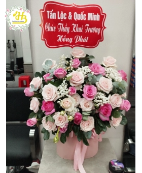 HỘP HOA KÍNH TẶNG 2
