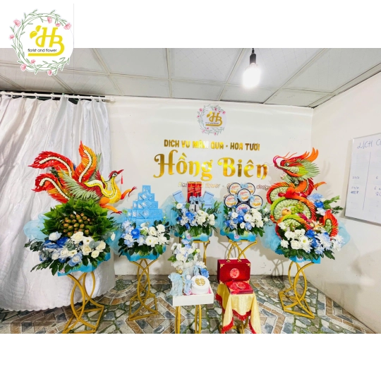 SET QUẢ HOA LỄ CƯỚI HỎI 